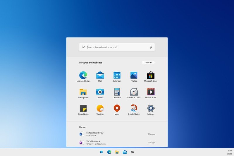 Windows 10X 开始